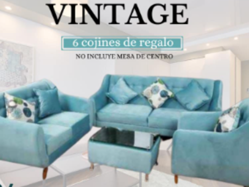 Juego de Muebles VINTAGE Peru