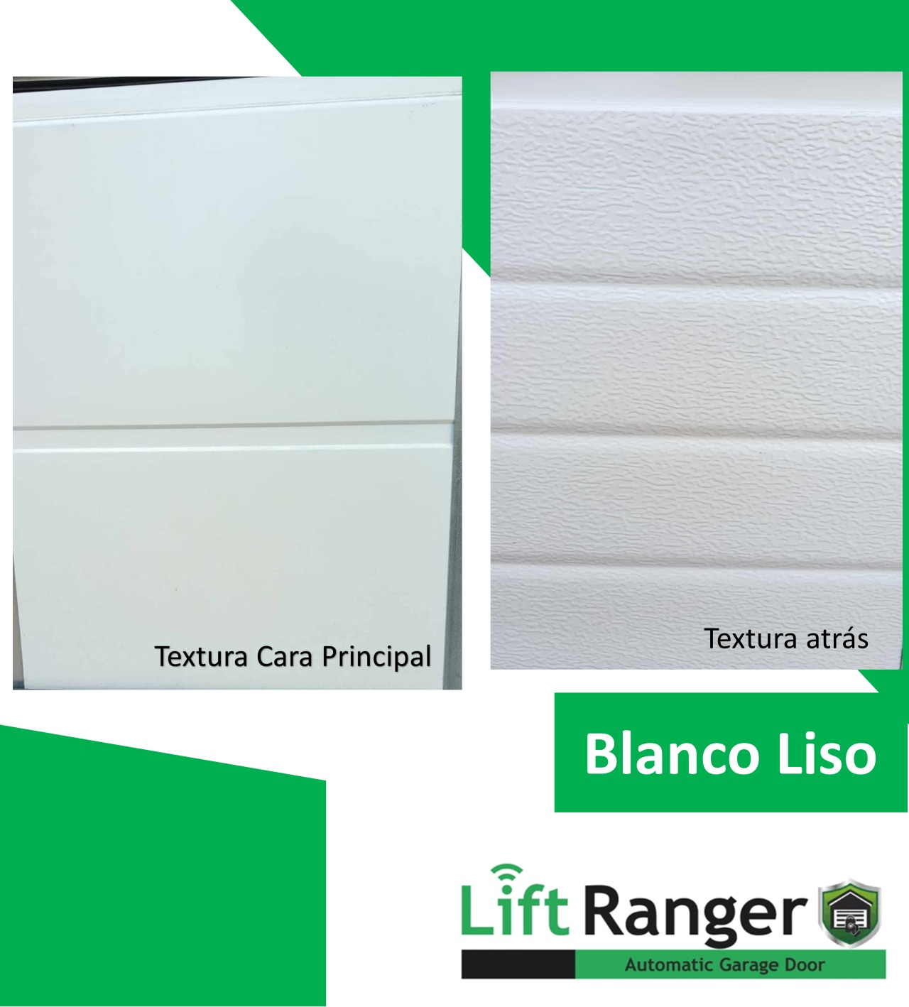 Puertas Garage Blanco Liso Perú Liftranger