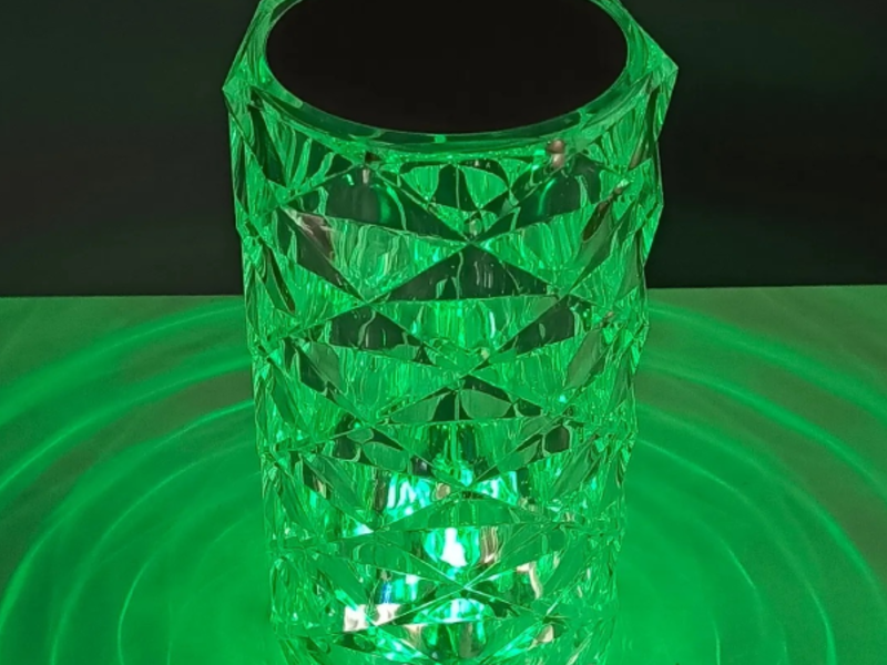 Lámpara Fractal Verde Perú