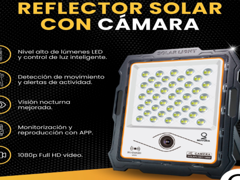 Reflector solar con cámara Perú