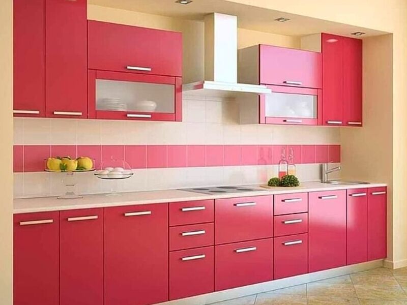 Muebles cocina rosa Perú