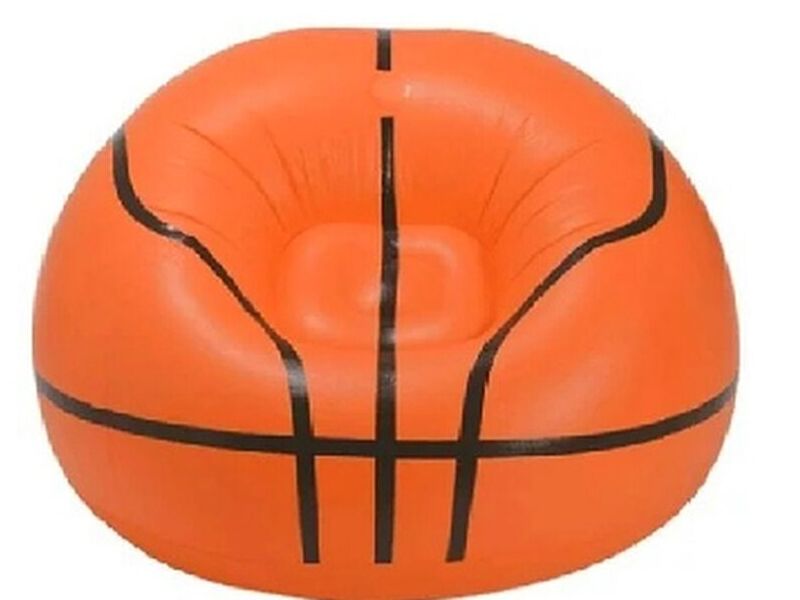 Sillón Inflable en Forma de Pelota de Básquet