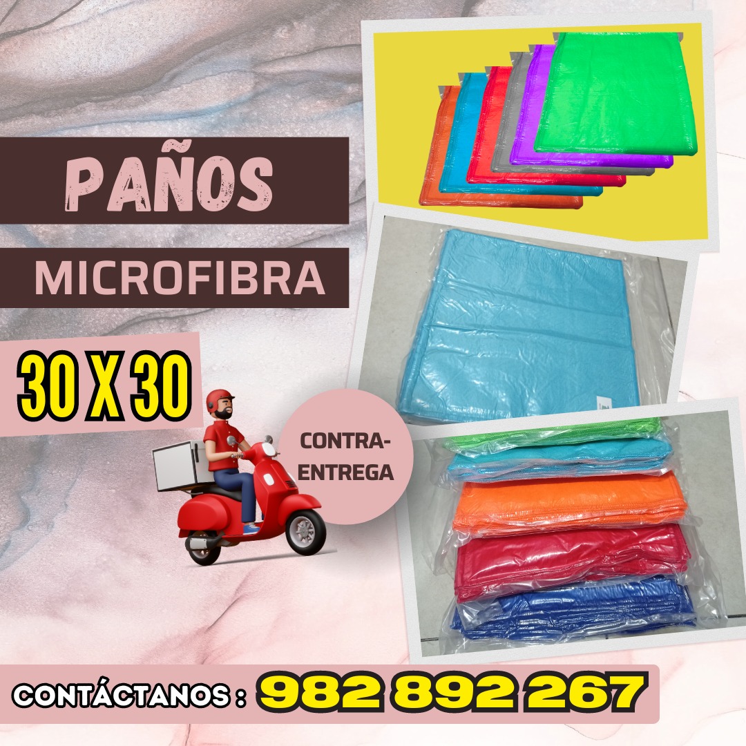 Paños microfibra
