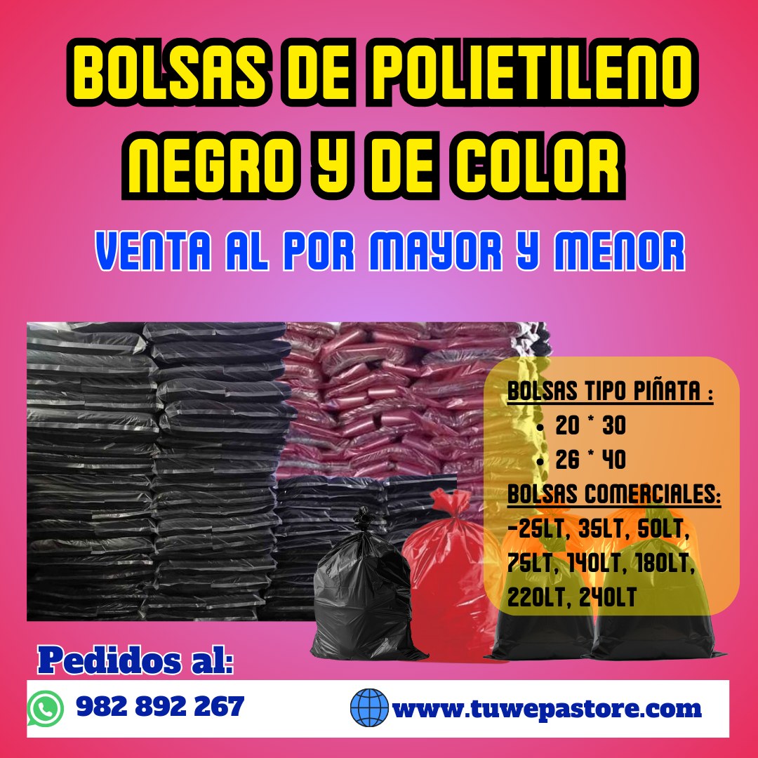 Bolsas de polietileno
