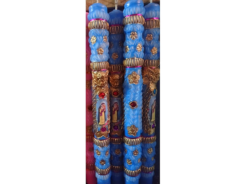 VELA LARGA AZUL VIRGEN Perú