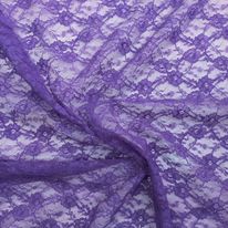 Persianas de encaje morado
