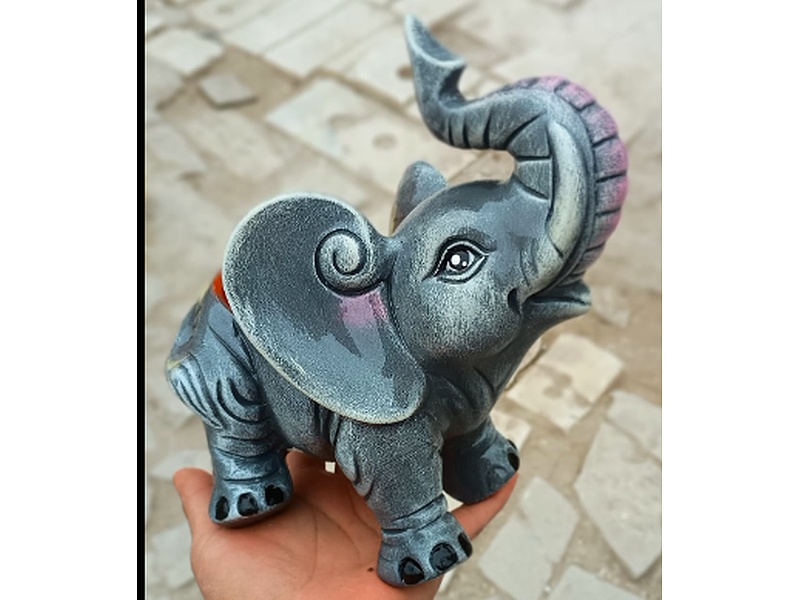 DECORACIÓN ELEFANTE GRIS Perú