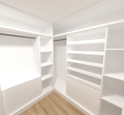 Walking closet en MDF PERÚ