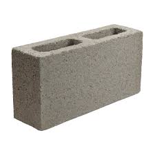 Bloque hueco liso de concreto
