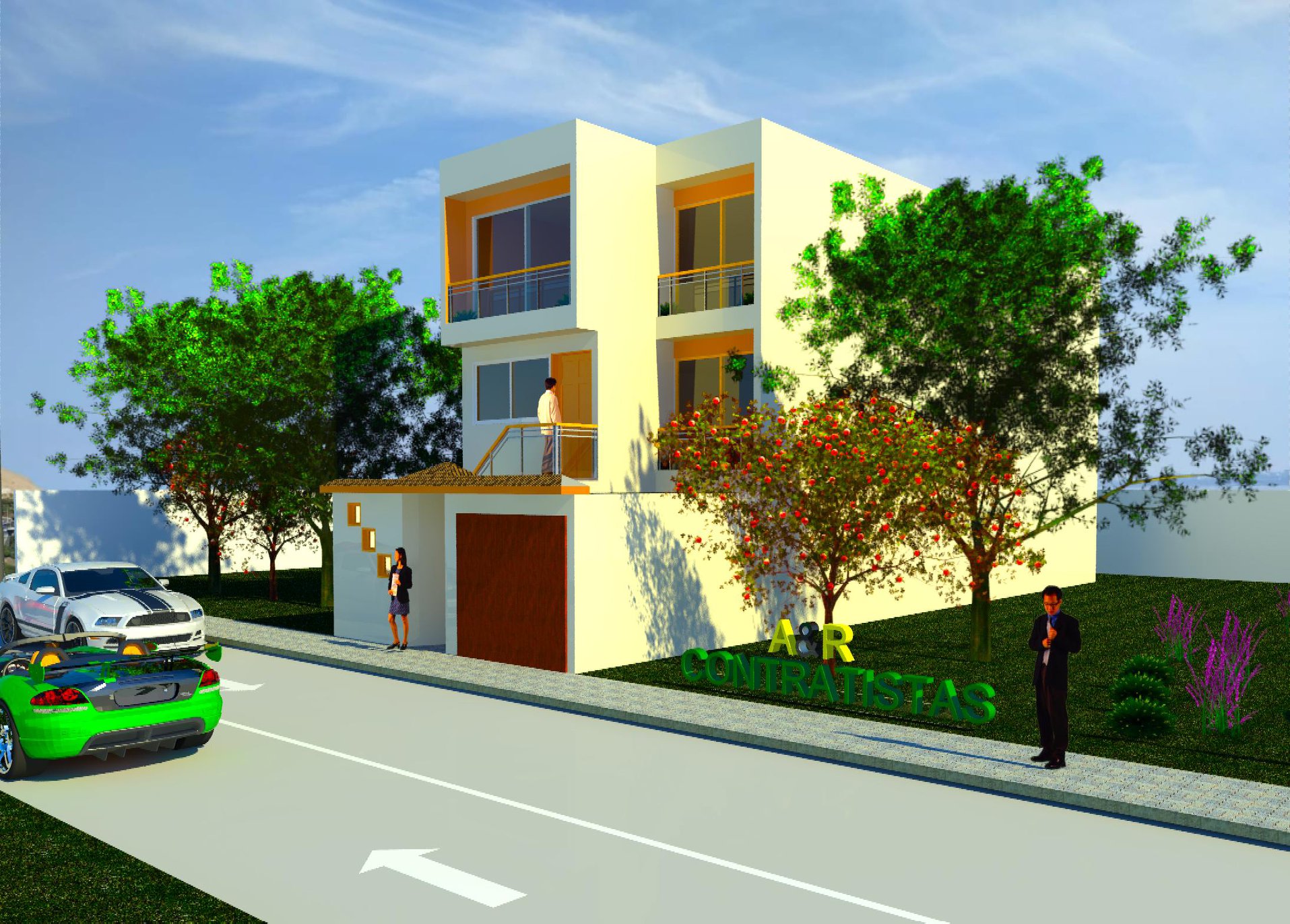 Diseño casa  REVIT  Perú
