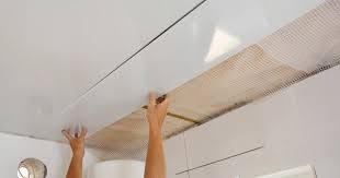 Cielo raso con panel PVC blanco