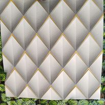 Papel tapiz en forma de rombos