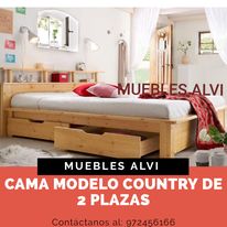 Cama country 2 plazas