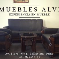 Juego de muebles negros de sala