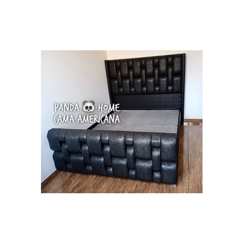 Cama americana negra