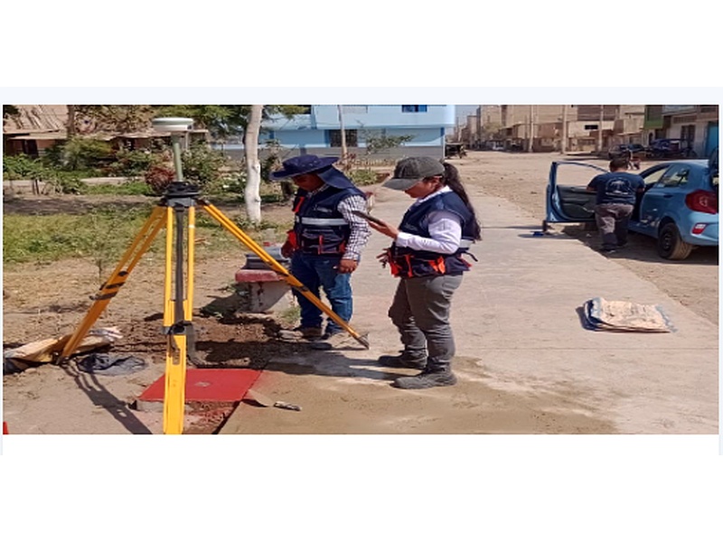 Colocación de Puntos Geodésicos PERÚ 