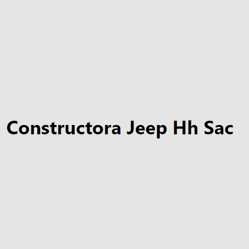 CONSTRUCTORA JEEP HH SAC