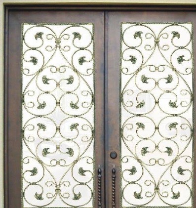 Decoracion metalica para puerta PERÚ