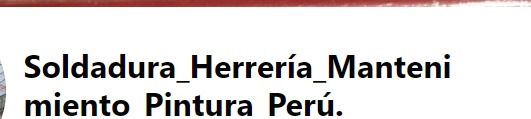 Soldadura_Herrería_Mantenimiento_Pintura_Perú. 