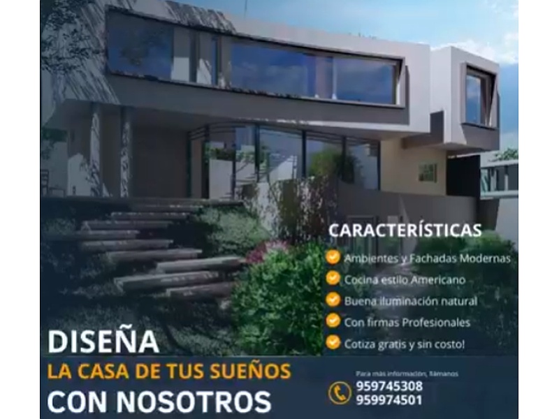 Diseño casa moderna Perú