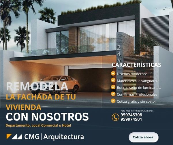 Remodelación Fachada Arequipa Perú