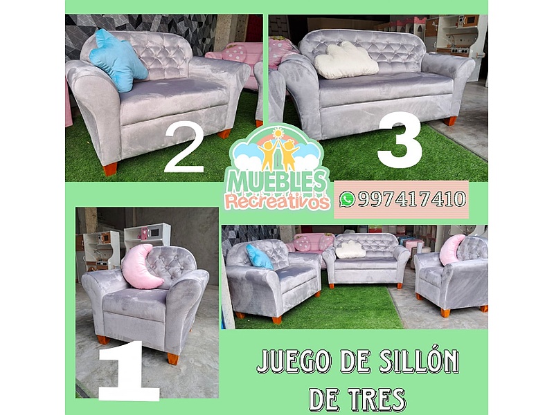 Sillon de color rosado Perú