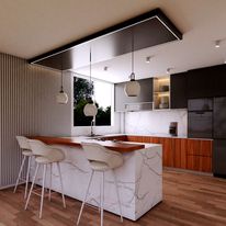 Acabado de interiores para cocinas
