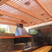 pérgola madera exterior Perú