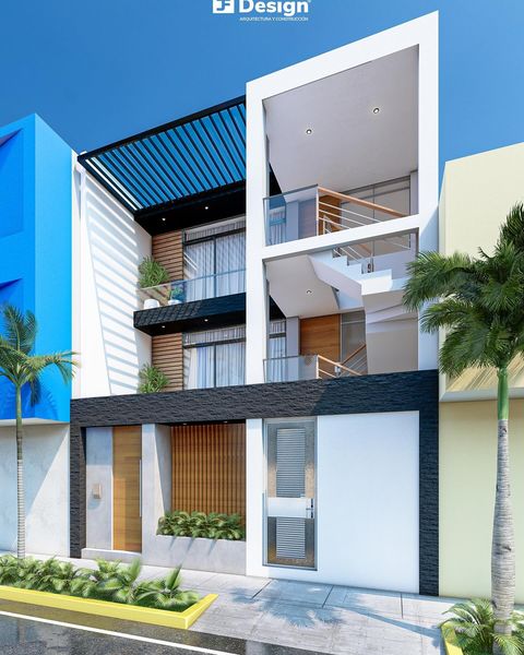 Remodelación fachada Chimbote Perú 