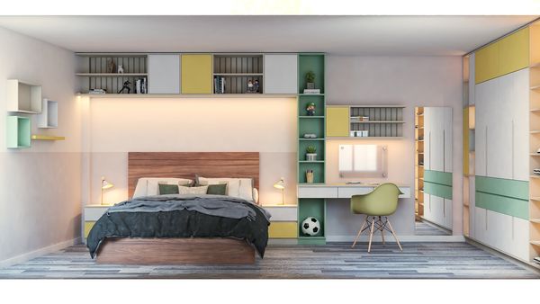 Diseño dormitorio juvenil Perú 