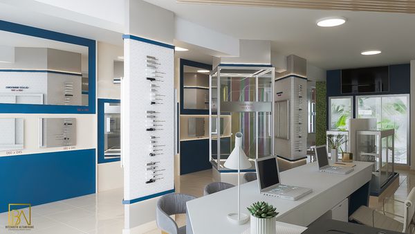 Diseño showroom moderna Perú 