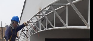 Estructura metalica para toldo PERÚ 