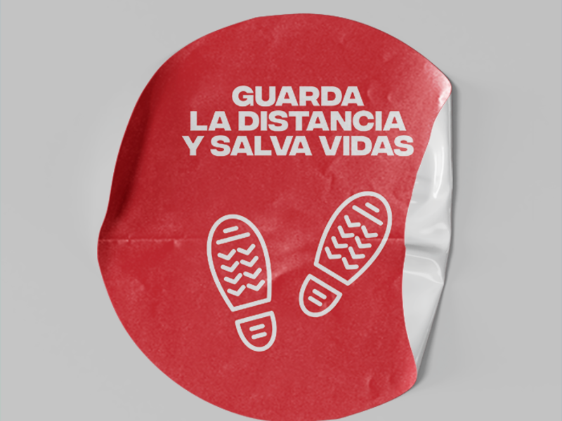Stickers de piso, Villa el Salvador Perú