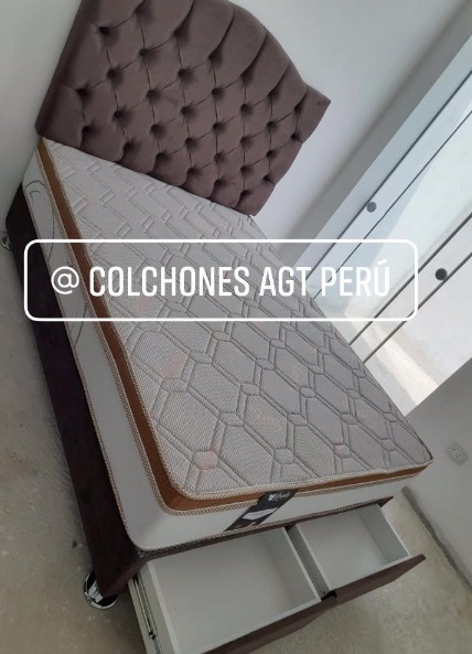 Cama king size con cajonera PERÚ