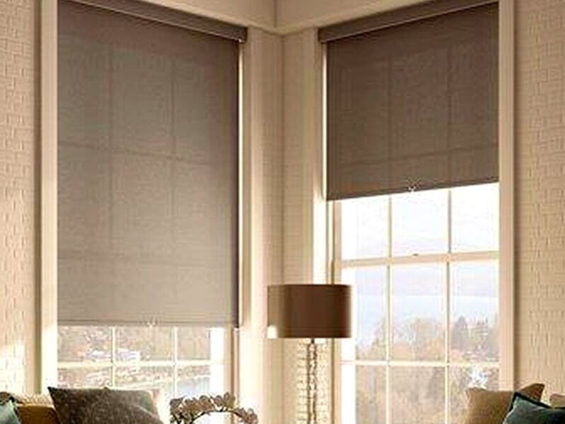 Cortina Roller Blackout gris Peru