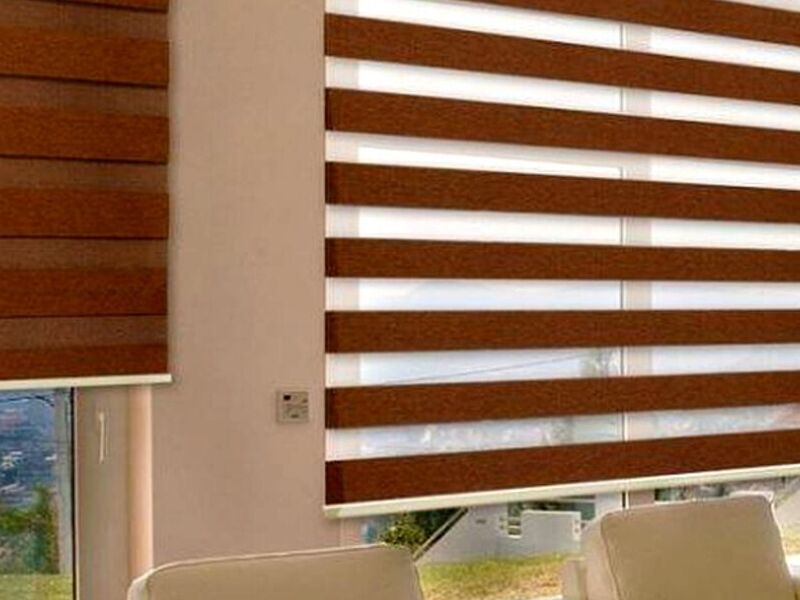 Cortina roller duo beige Perú