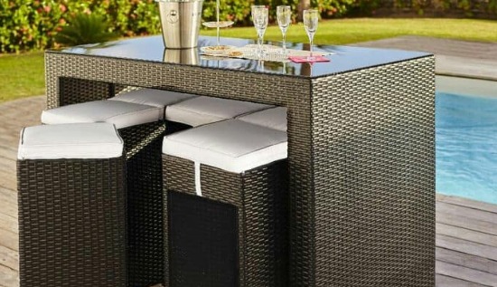Mesa de jardin con 4 asientos PERÚ 