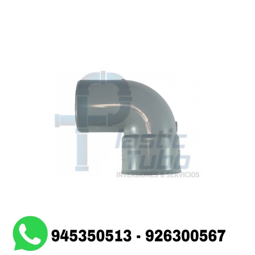 codo de 4 x 90 desague PVC