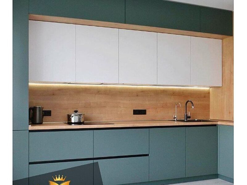 cocina melamina verde Huancayo