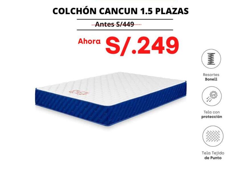 Colchón CANCUN 1.5 PLAZAS Perú