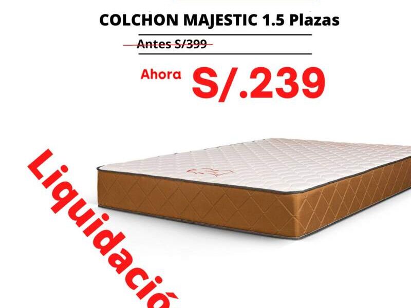 Colchón MAJESTIC 1.5 PLAZAS Perú