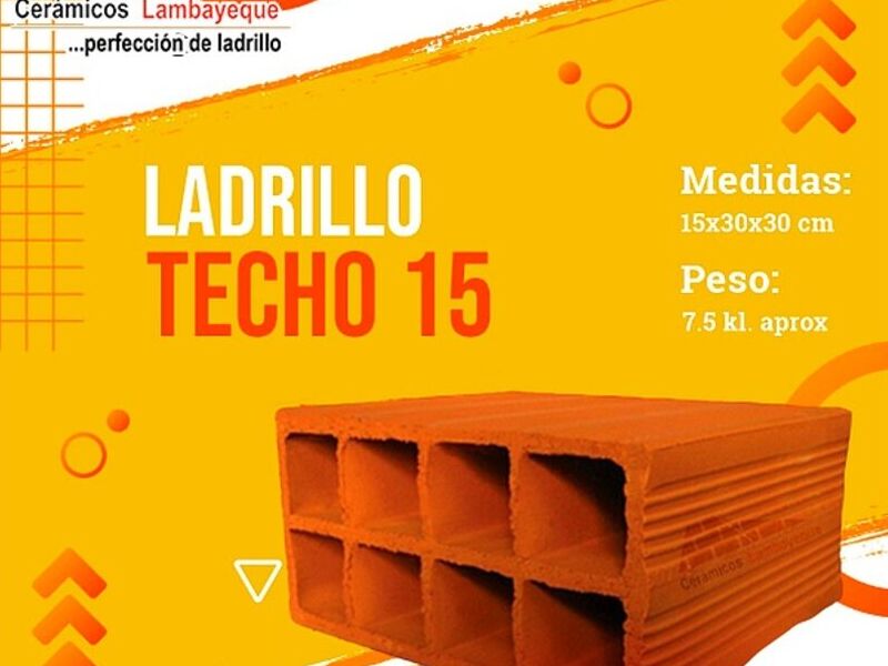 Ladrillo Techo 15 Perú