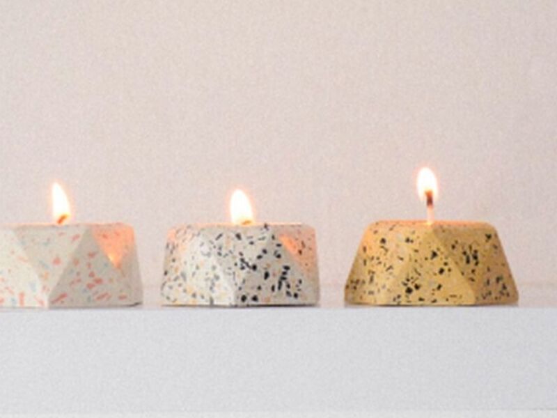 Vela decorativa Mini velas cofres - PIEDRA perú