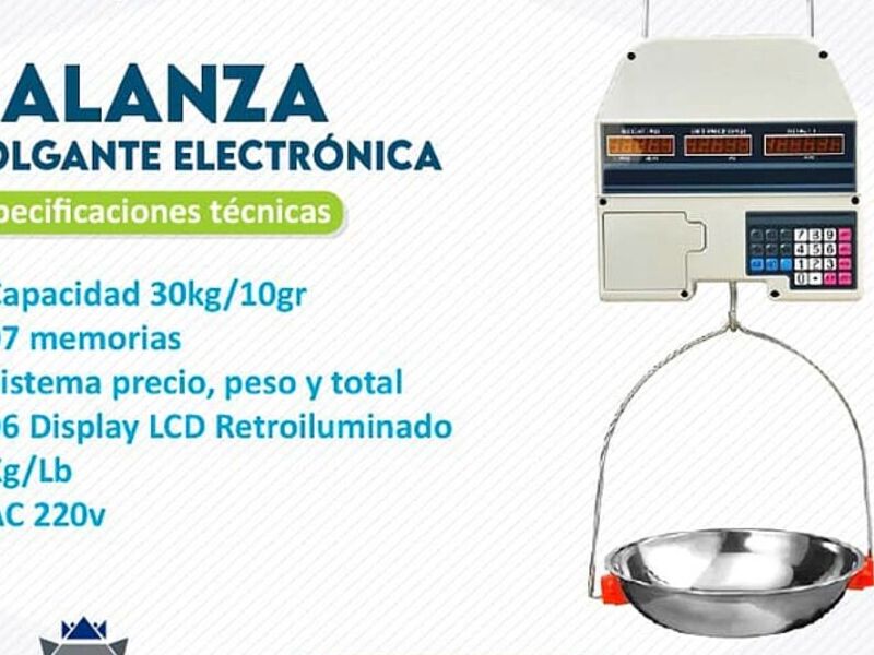 Balanza Colgante Electrónica Perú