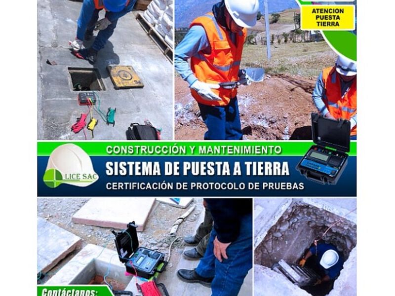 Construcción de Pozo a Tierra Peru
