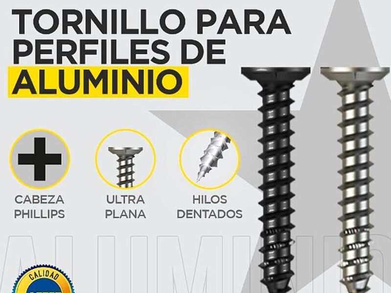 Tornillo para Aluminio Perú