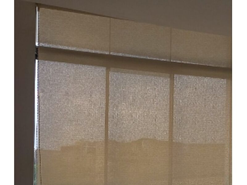 Cortina enrollable beige Cajamarca