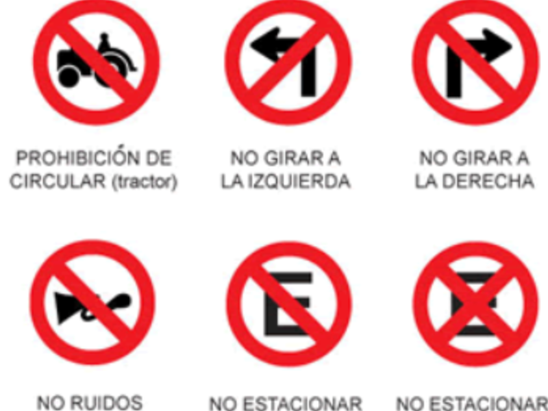 señalización restrictiva en Lima