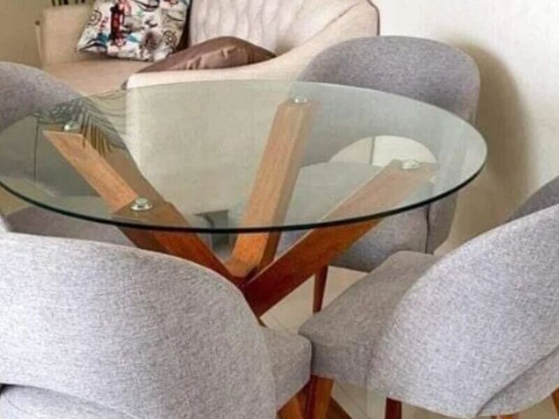 comedor redondo 4 sillas