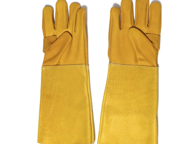 GUANTES LARGOS DE CUERO EN Surco